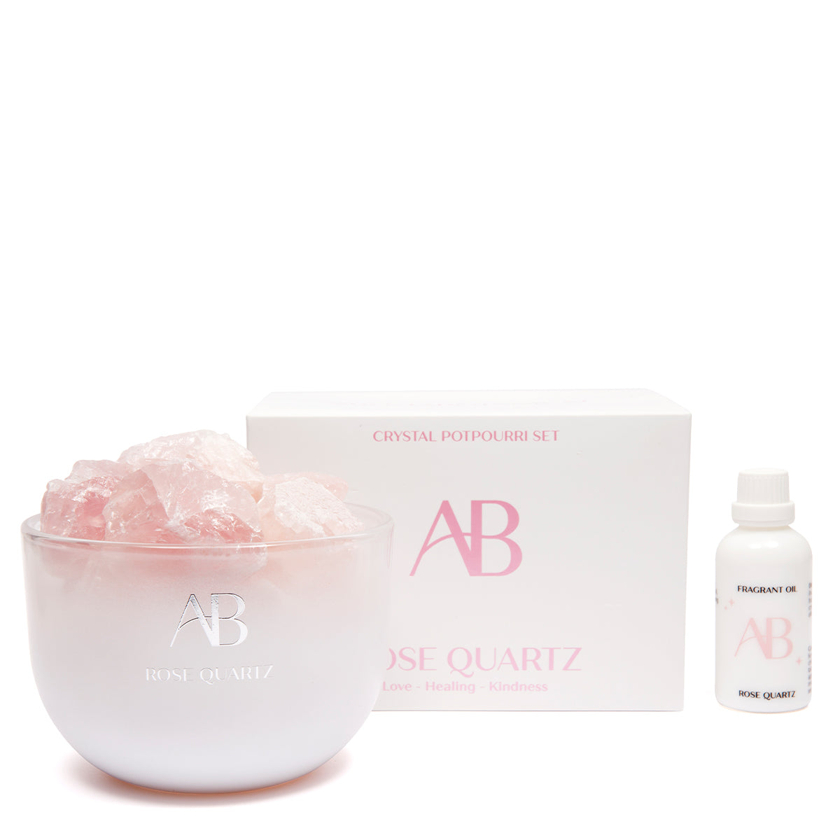 Aromabotanical Rose Quartz Crystal Potpourri & Oil