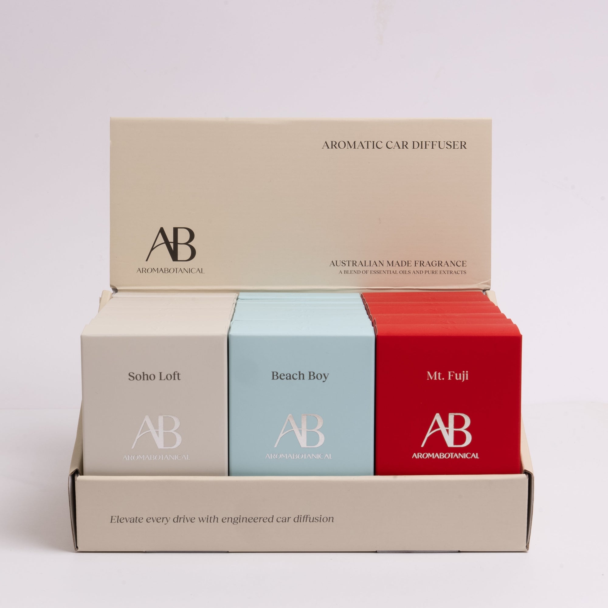 Mixed Pack Car Diffusers 2 - Mt. Fuji, Soho Loft &amp; Beach Boy