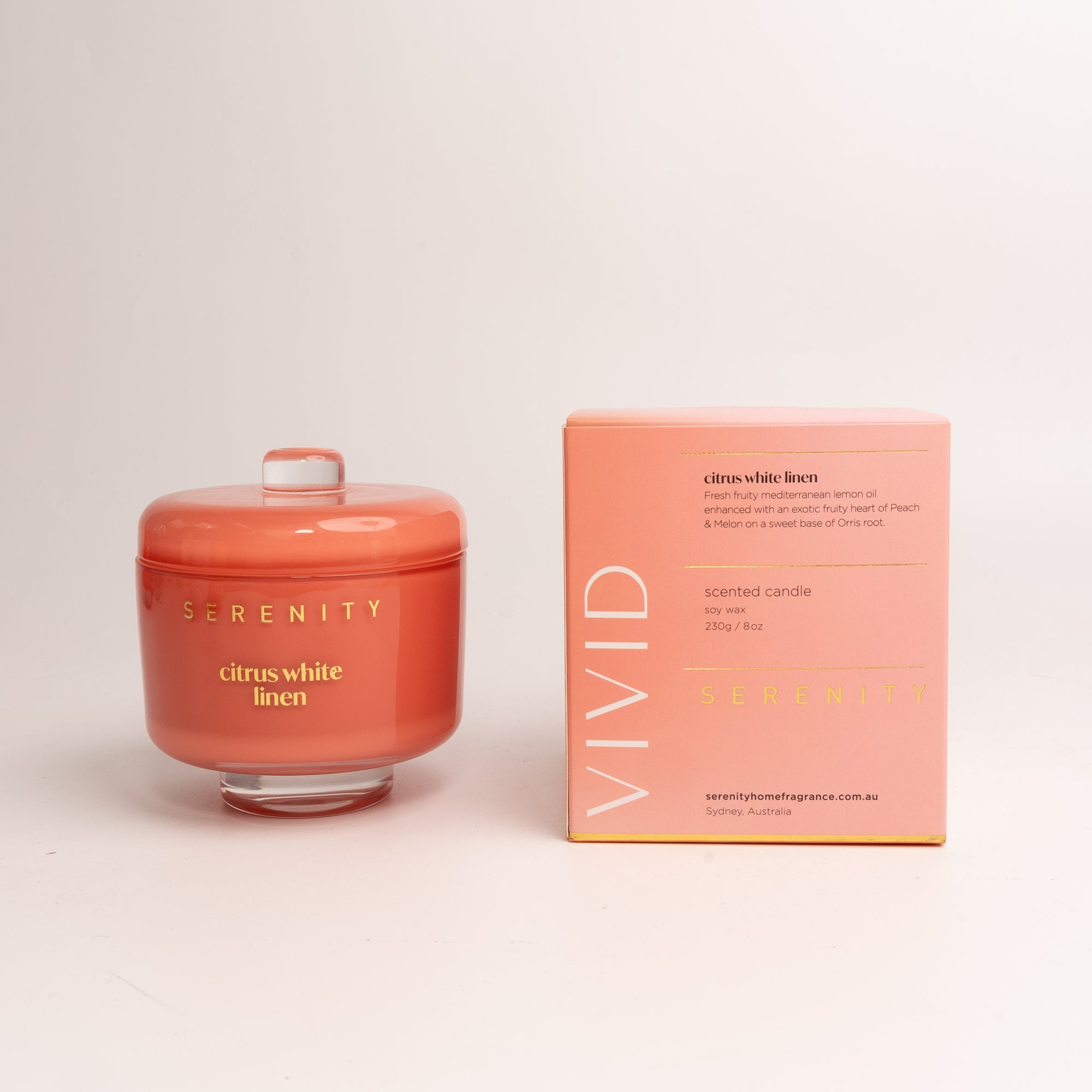 Citrus White Linen 230g Candle