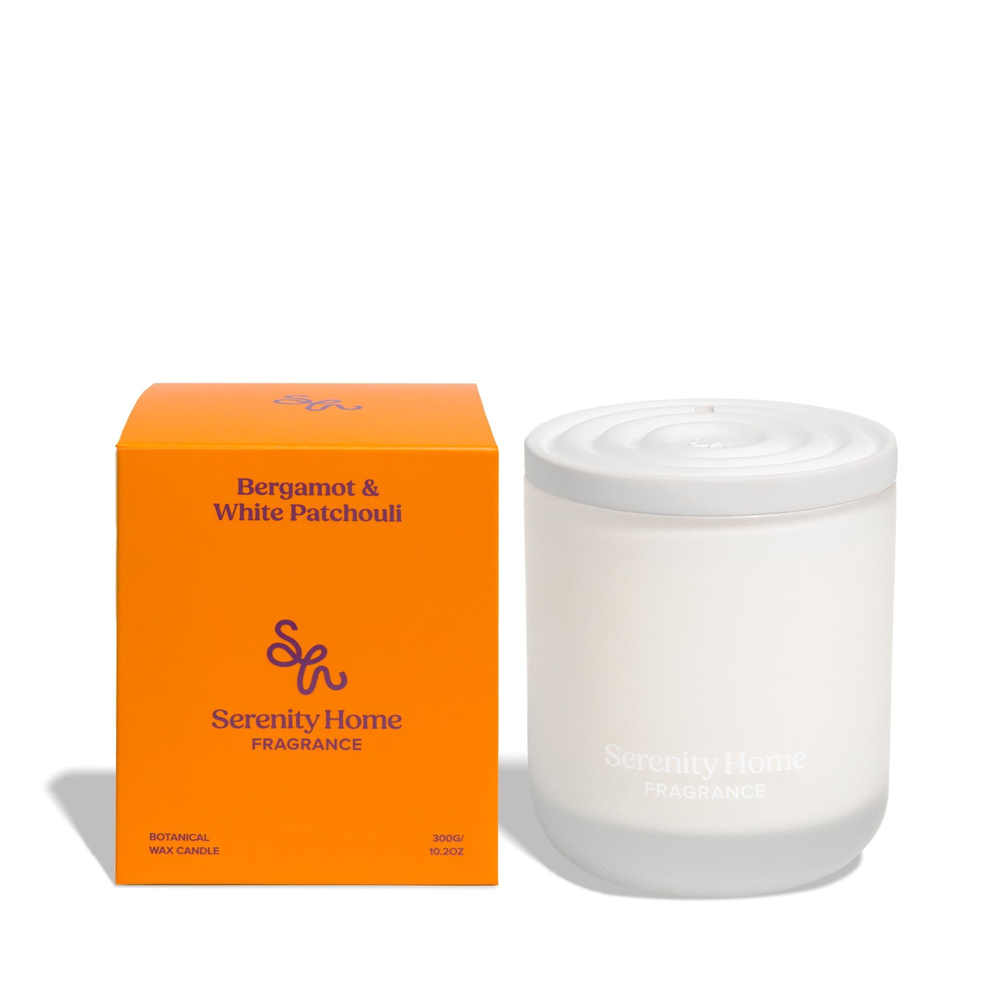 Bergamot &amp; White Patchouli 300g Candle